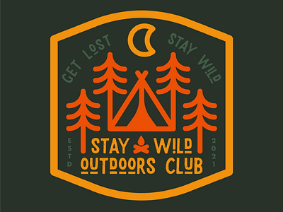 Stay Wild Outdoors Club badge