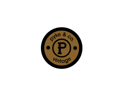 Pyke & co. logo badge brand design furniture graphic design identity logo pyke co. vintage