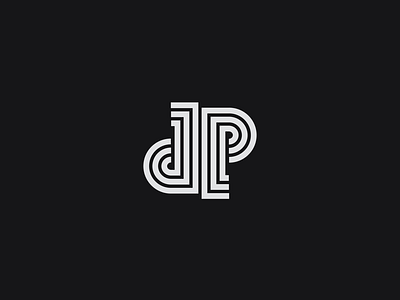 DP monogram badge brand design draw drawing graphic design icon identity illustrate illustration logo monogram