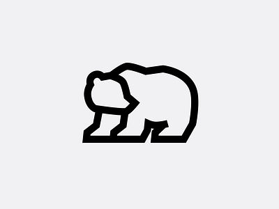 Bear logo badge bear brand design graphic design grizzly bear icon identity illustrate illustration logo nature polar bear wildlife