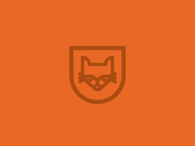 Fox logo animal nature wildlife fox drawing draw icon illustrate illustration identity brand badge design graphic design