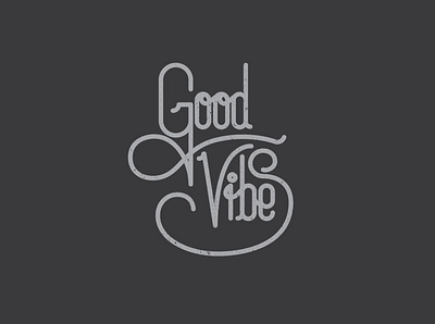 Good vibes lettering badge design draw drawing graphic design identity illustrate illustration lettering logo