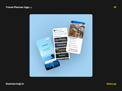 Travel Planner App Design app design graphic design icon typography ui vector