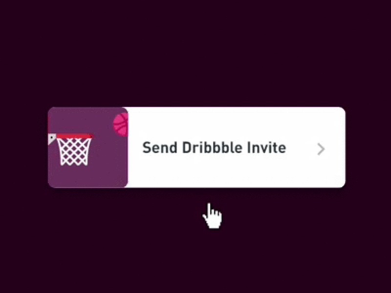 Dribbble Invite Micro-interaction adobexd animation autoanimate dribbble dribbbleinvite interaction interactiondesign microinteractions motiongraphics ui ux