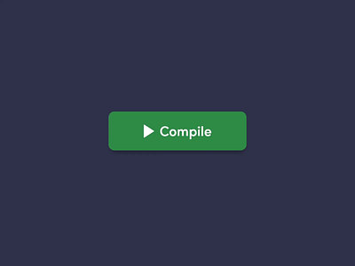 Compile Code Button animation autoanimate branding button code coding compile editorial green icon loading micro interactions microinteraction minimal ui uiux ux