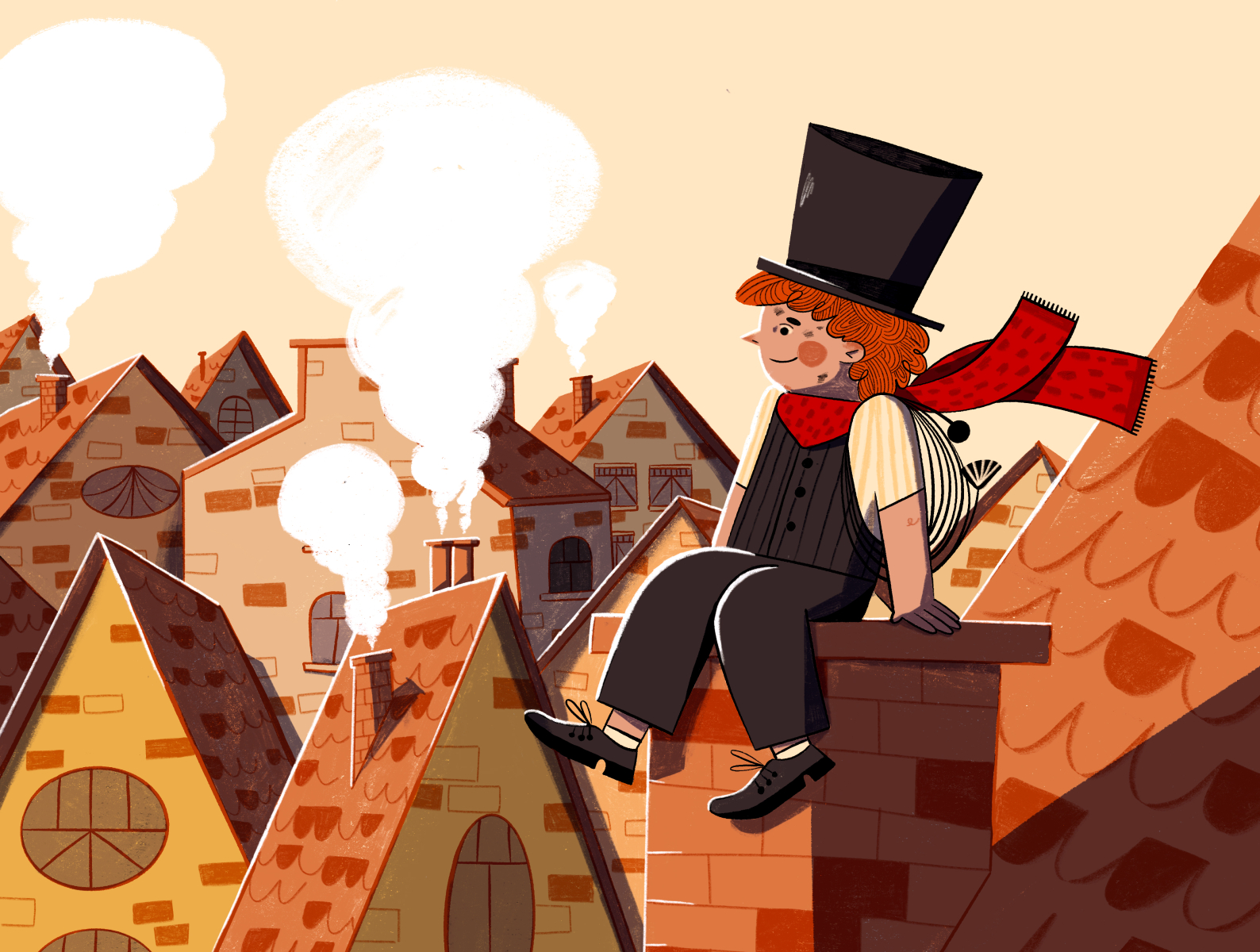 Chimney Sweep By Teo Georgiev On Dribbble   Chimney Sweep 