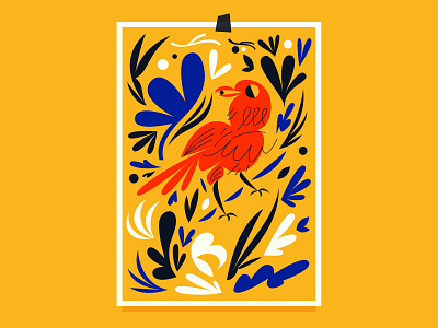 Rufous-Bellied Thrush abstract animal bird bird house bird illustration illustration illustrator vector