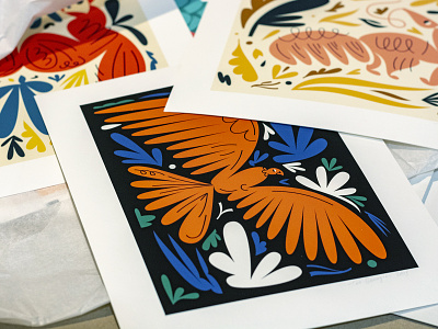 South American Animals abstract animal art prints bird condor digital art illustration plants print prints vector