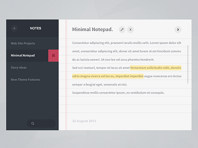 Minimal Notepad