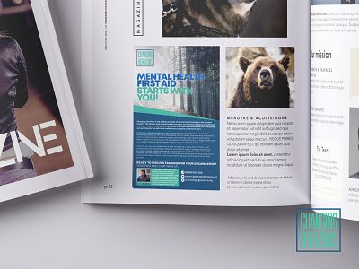 Magazine Advert branding brochure design corporate branding corporate identity design flyer design graphic design identity branding magazine ad magazine design