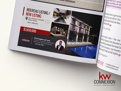 Real Estate Advert advert corporate identity design graphic design magazine magazine ad magazine advert real estate