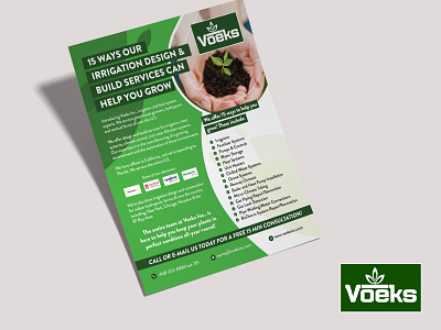 Green/Farming Flyer brochure design design ecology farming flyer graphic design green nature poster