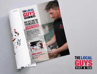 Technical Magazine Advert advert brochure brochure design contractor design electrical flyer flyer design graphic design magazine technical