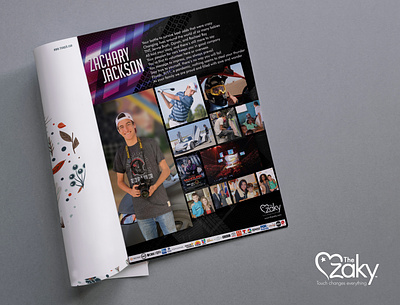 Yearbook/Photobook Feature brochure design collage design graphic design magazine photobook school yearbook
