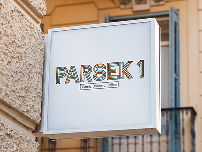 Parsek 1 - Comic Books & Coffee branding georgia graphic design logo typography vector