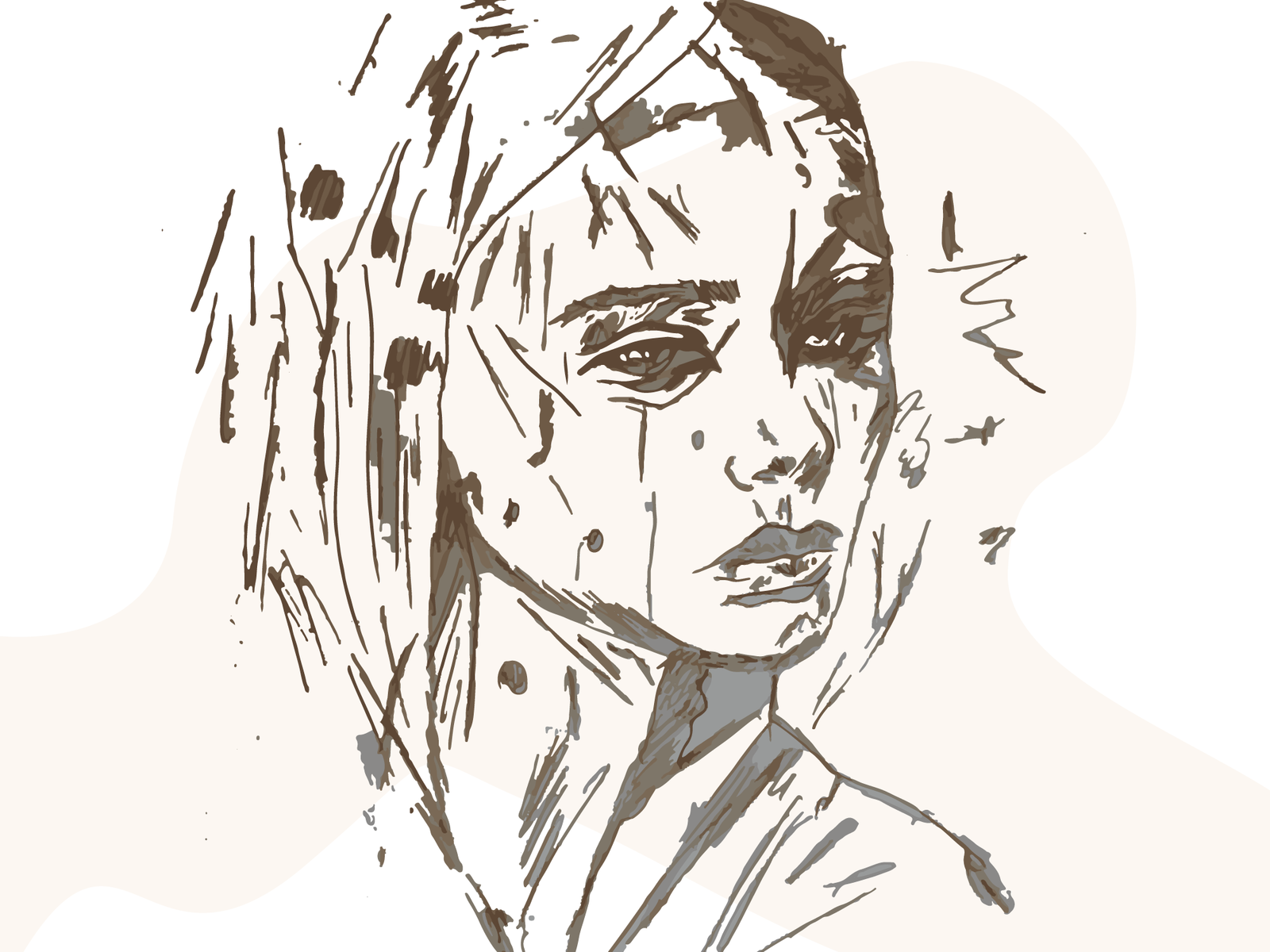 Scetch Girl by Theodoraland on Dribbble