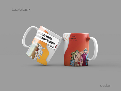 mug design branding design illustration poland vector