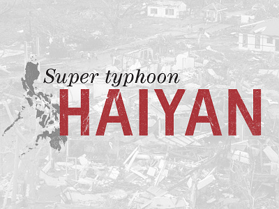 Typhoon Haiyan Graphic for iPad Magazine 1/2 destruction ipad logo magazine texture typhoon