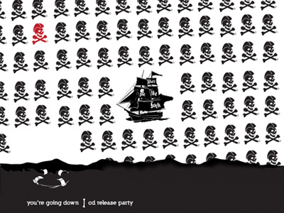 Daft Life Jack Postcard pirate
