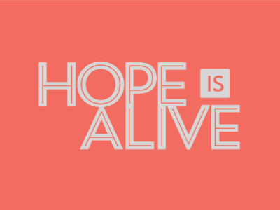 Hope is Alive logo typography