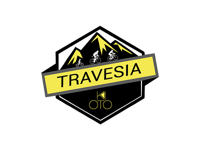 Travesia mountain bike race logo. bycicle logo logodesign mtb race