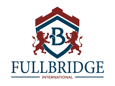 Fullbridge International bridge design graphic design grapic design insurance insurance company king lion logo logo design logodesign