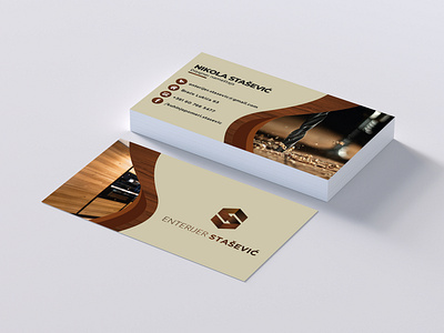 Enterijer Stašević brand branding business business card design graphic design grapic design logo logo design logodesign print typography