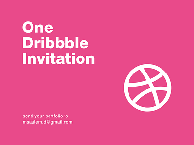 dribbble ivitation