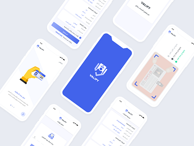 KYC APP adobe xd app arabic illustration kyc mobile ocr ui user experience user interface ux