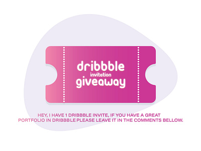 Dribbble Invitation Give Away dribbble dribbble best shot dribbble invitation dribbble invite dribbble invites dribbleartist illustration vector