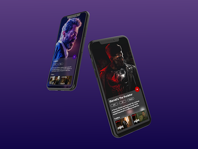 Movie App Details Page UI Design