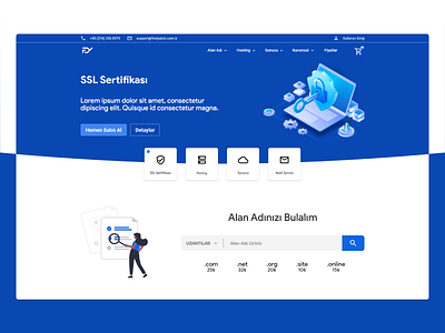 Web Hosting Landing Page