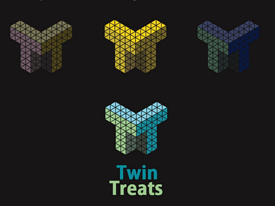 Twin treats studio branding cube double t t twins
