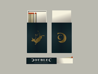 Double C Branding - Matchbox Concept brand identity branding clean design identity illustration logo matchbox matchboxdesign vector vintagedesign