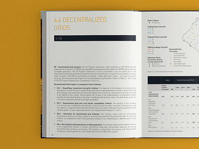 Energy report book spread editorial energy pagination