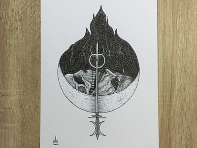 Spear of Destiny artwork drawing illustration pen and ink drawing sketch