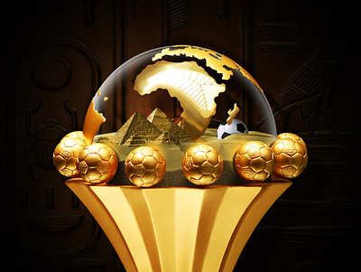 African cup of nation 2019 2019 africa artist ball concept cup design egyptian football game glass hieroglyphics majid man photoshop pixel poster pyramids sand team