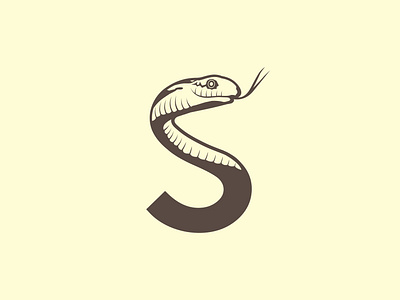 Snake S attack creative entertainment futuristic initial letter s scientific serpent snake software
