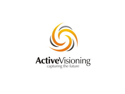 Active Visioning active brand design icon logo vision