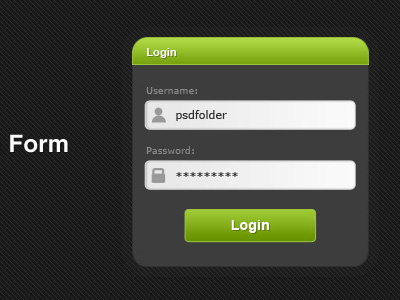 Login Form form free freebies login form psd