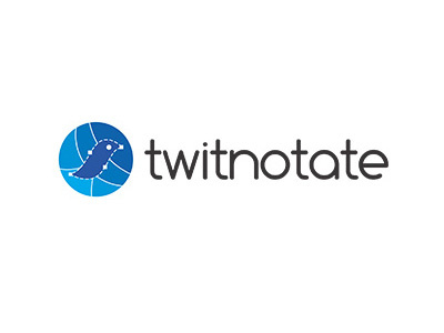 Twitnotate brand logo logo design logos mark
