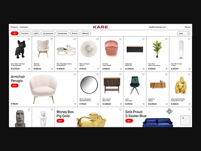 KARE Design — Website animated design experience graphic interaction interface layout minimal motion online shop shopping store typography ui ux web website