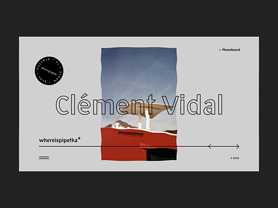whereispipetka — Clément Vidal animated animation art colors design fashion graphic grid interaction interface layout minimal motion photography scroll typography ui ux web website