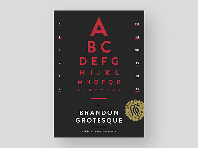 Brandon Grotesque Typeface adobe font typography lettering poster posterdesign type typeface typefoundry