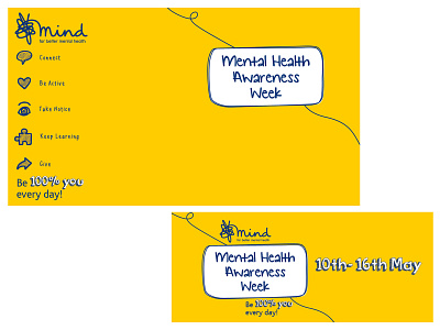 Mental Health Awareness Week arvato branding design employee engagement icons mental health awareness
