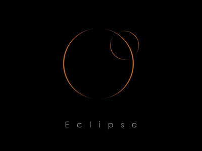 Eclipse Logo branding flat graphic design illustration logo minimal vector web