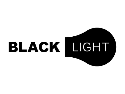 Black Light Logo logo brand web design ui ux icon