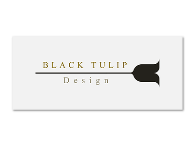 Black Tulip Logo logo brand web design ui ux icon