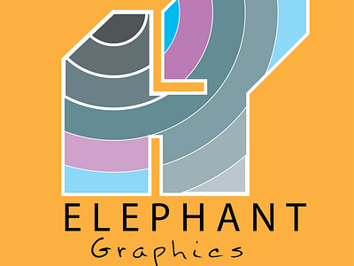 Elephant Graphic app art character design flat icon icons identity illustration illustrator lettering logo minimal type typography ui vector website