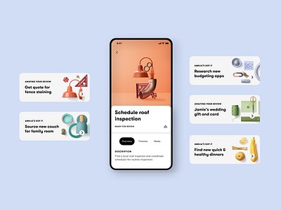 Personal Assistant App, Task details photography product design todo ui ux